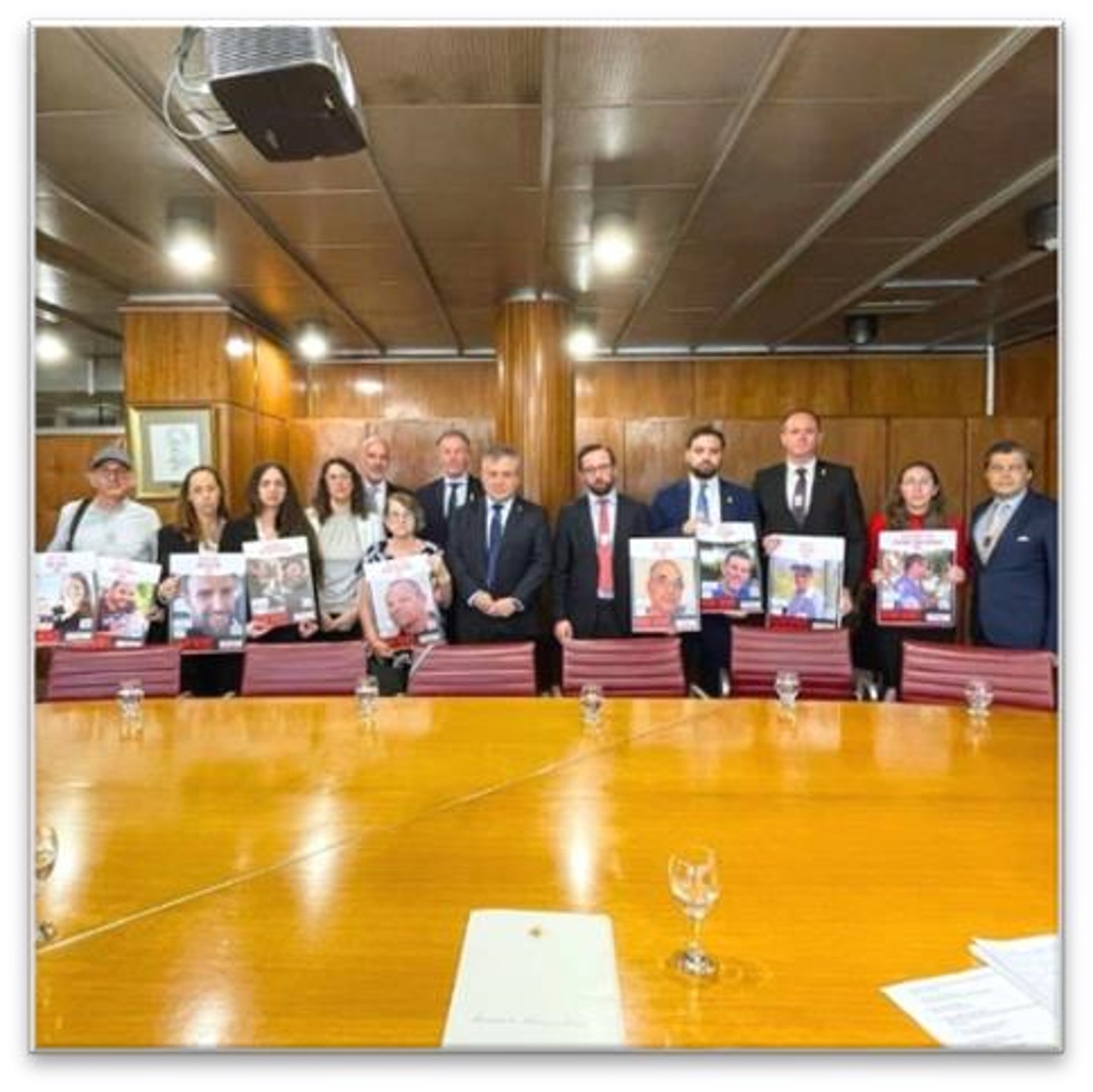 Delegation of the Hostages Families in Uruguay