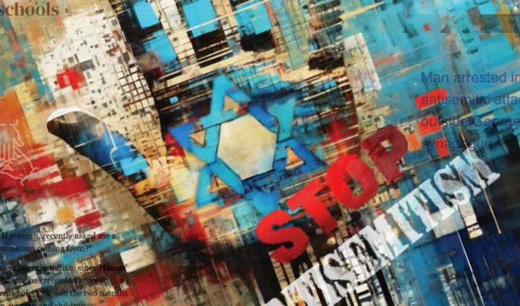 stop antisemitisem כיתוב